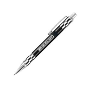 Shelby Checkered Pen - Black/Silver