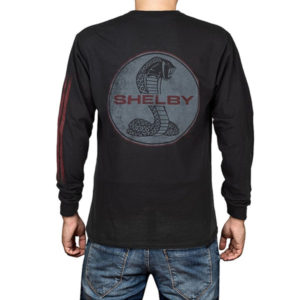 Faded Shelby Super Snake Long Sleeve Black T-Shirt