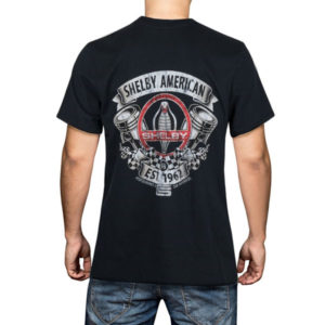 Shelby American Pistons Black T-Shirt